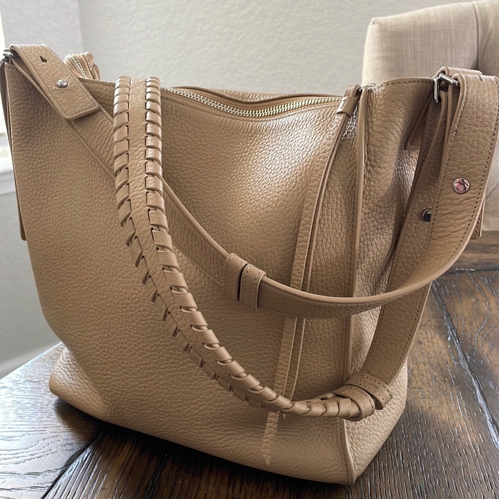 AllSaints Kira Leather Shoulder Crossbody Bag